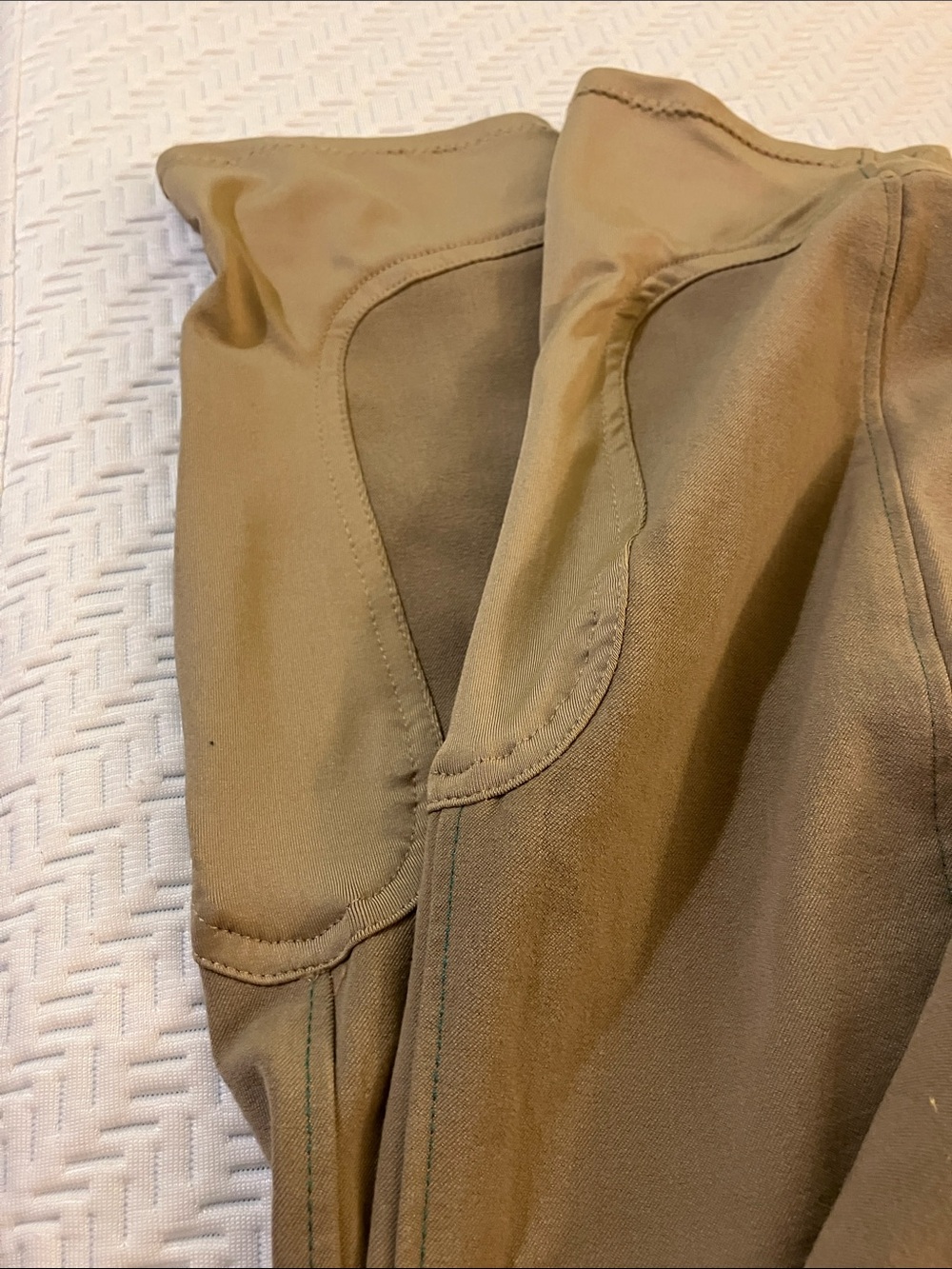 Piper Women's Khaki Riding Chinos with Contrast Trim - Picture 7 of 7